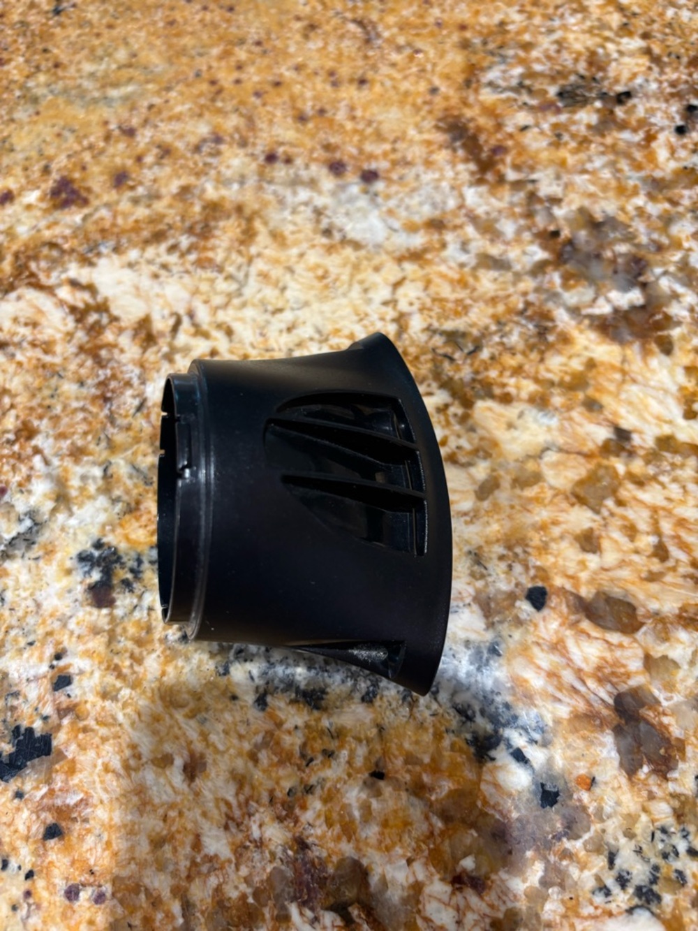 Black Plastic concentrator Vent/Nozzle hairdryer Accessory